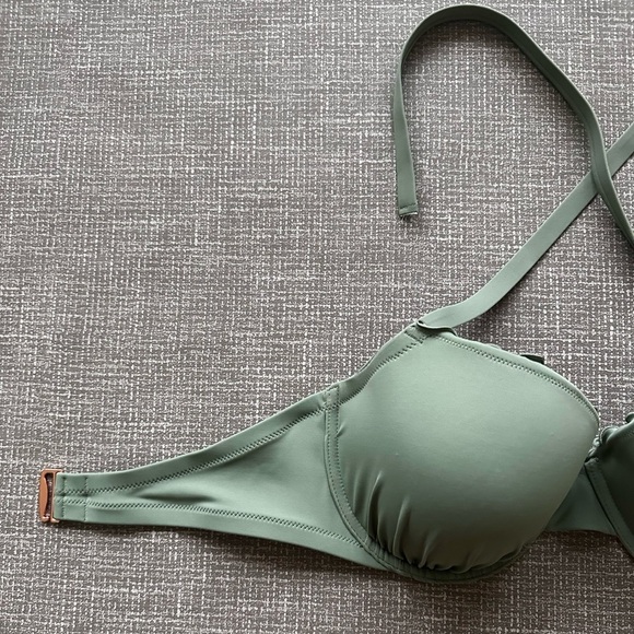 Shade & Shore Bikini Swim Top Sea Foam Green Size 36DD - Picture 5 of 13